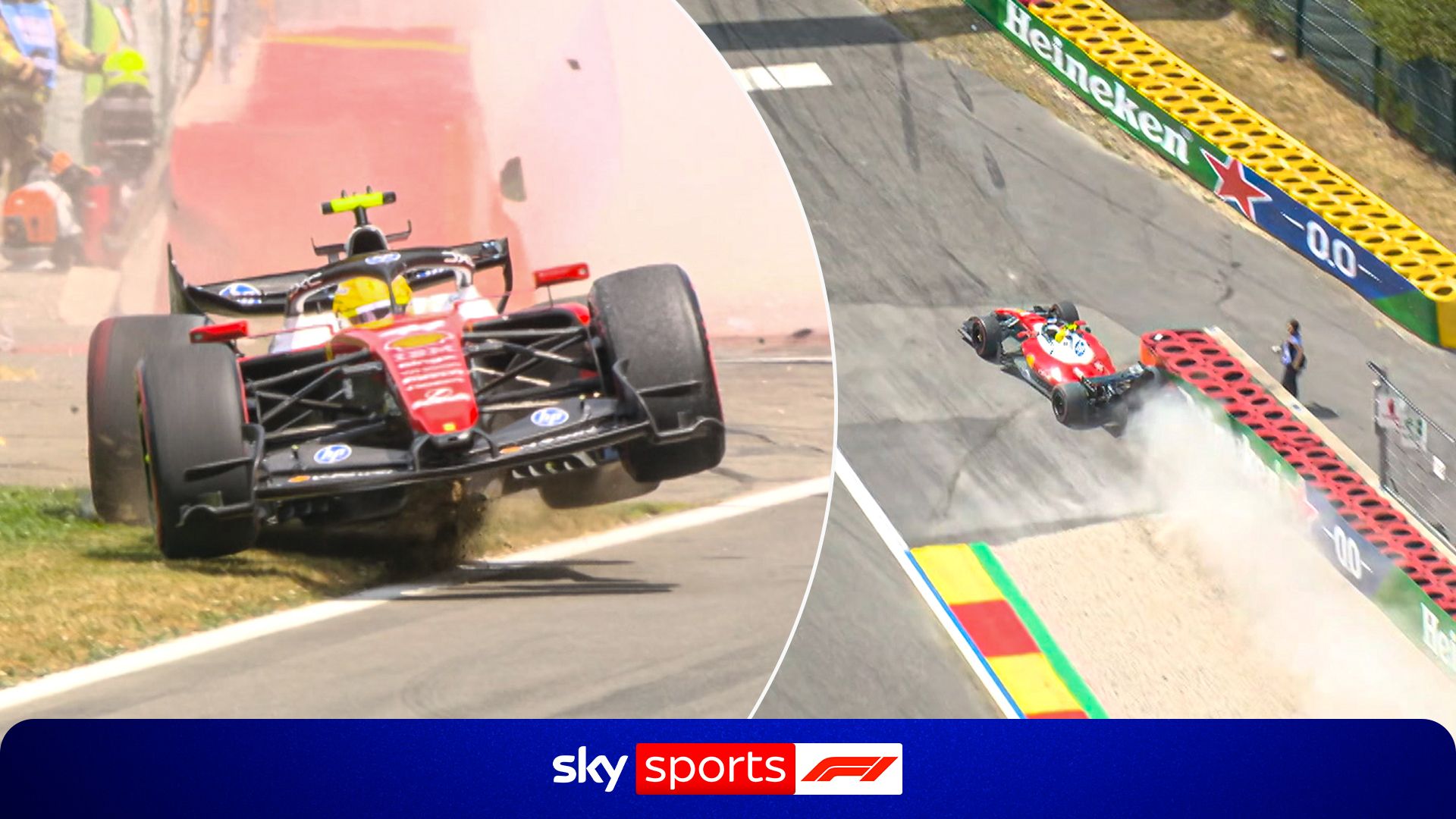 'I've destroyed the car' | Hamilton crashes out of final practice!