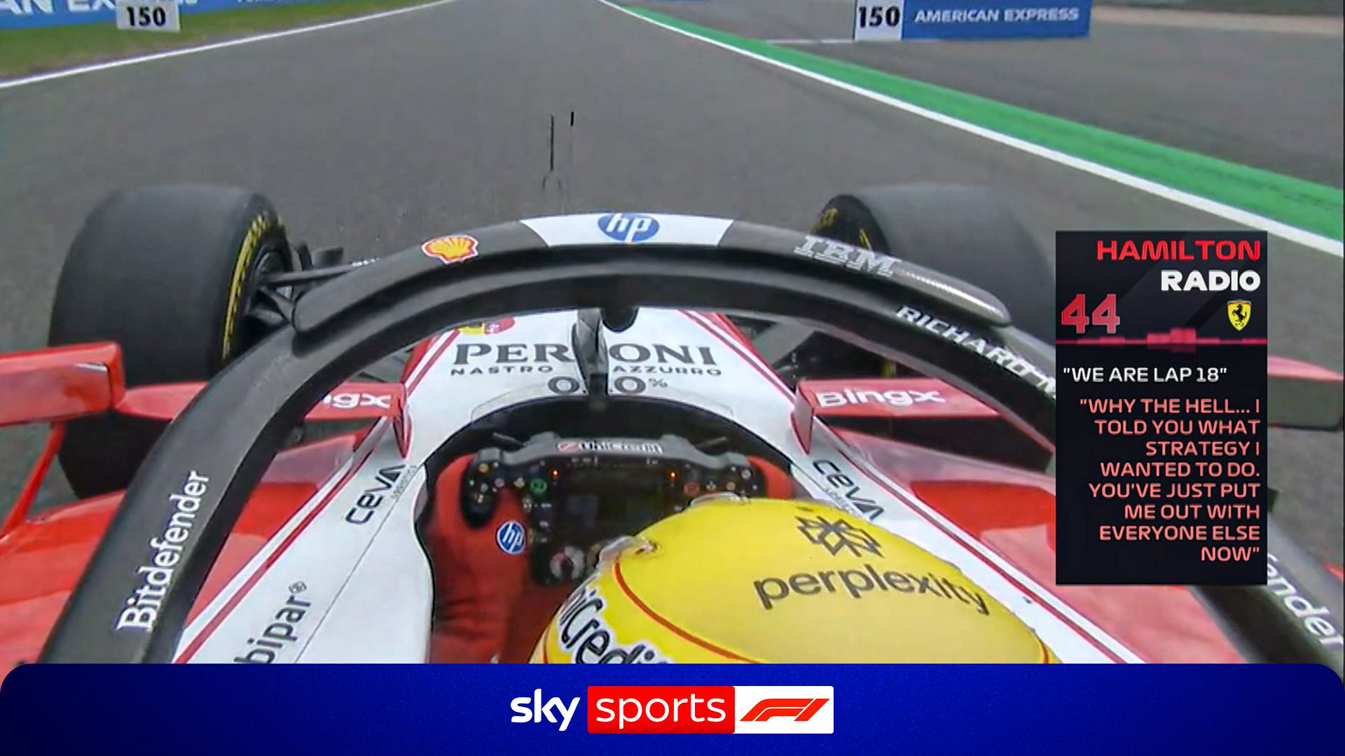 'Why the hell?!' | Hamilton questions Ferrari strategy with spiky radio message