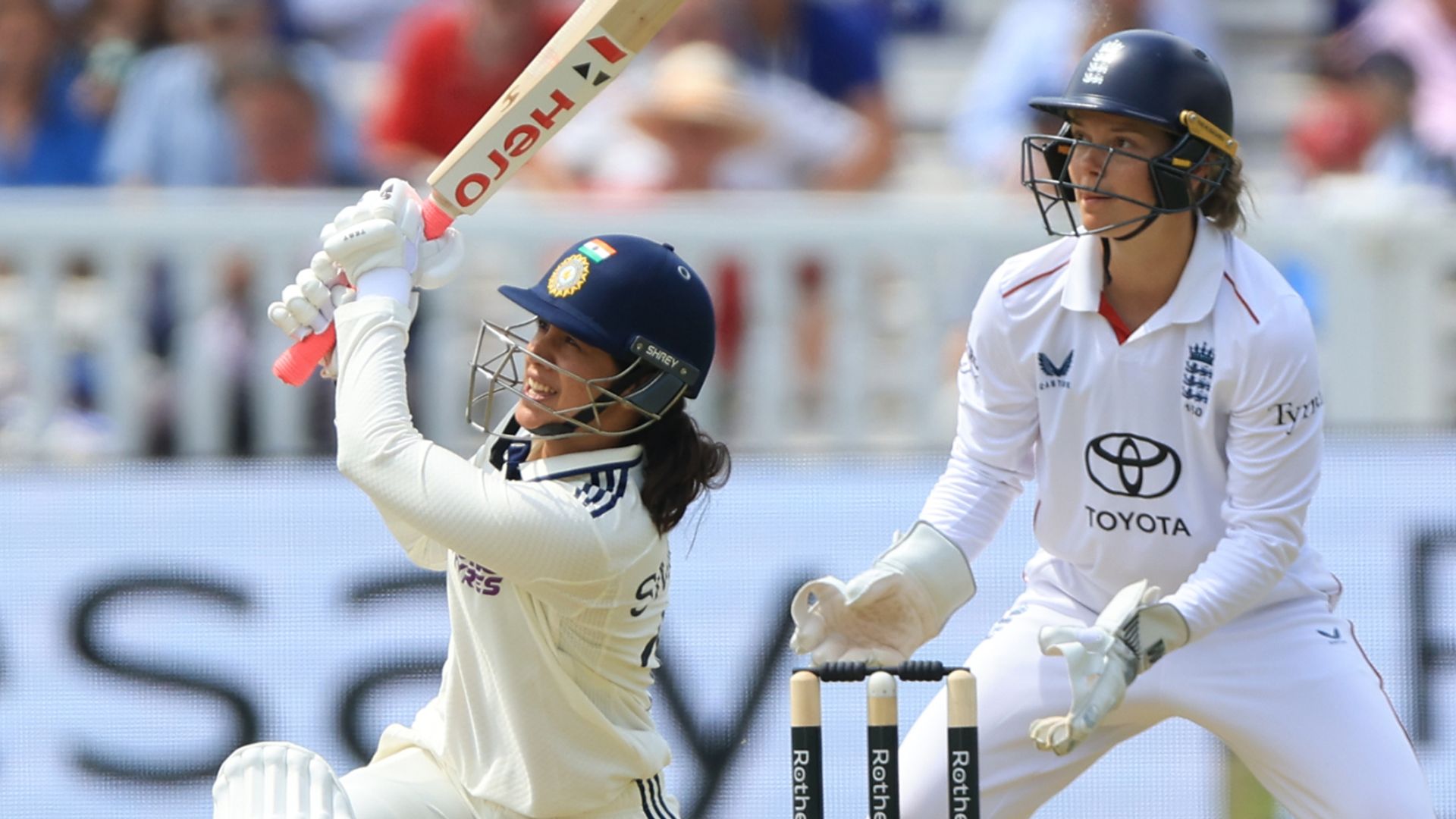 India rebuild vs England after early wickets in Women's Test at Lord's LIVE!