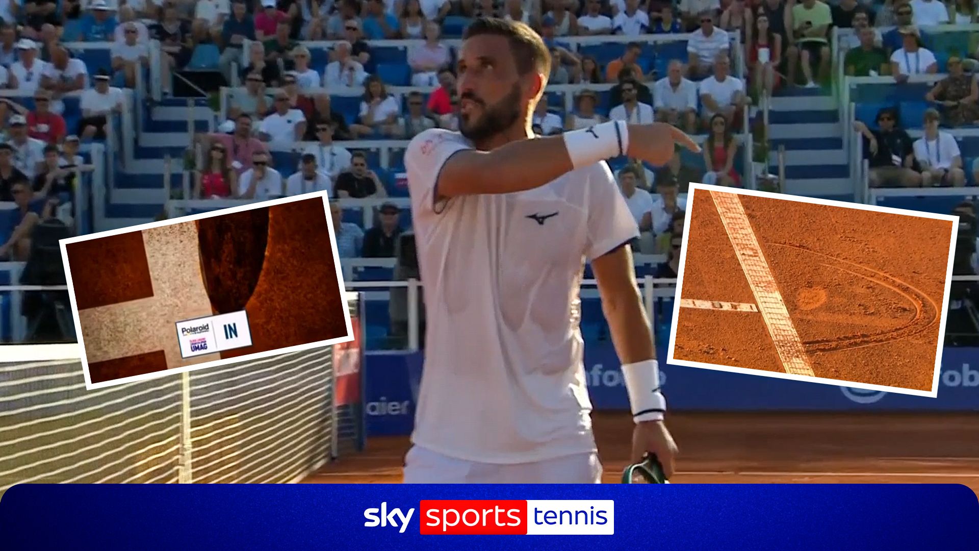 'Be honest once in your life!' | Dzumhur refuses to play after disputing line call