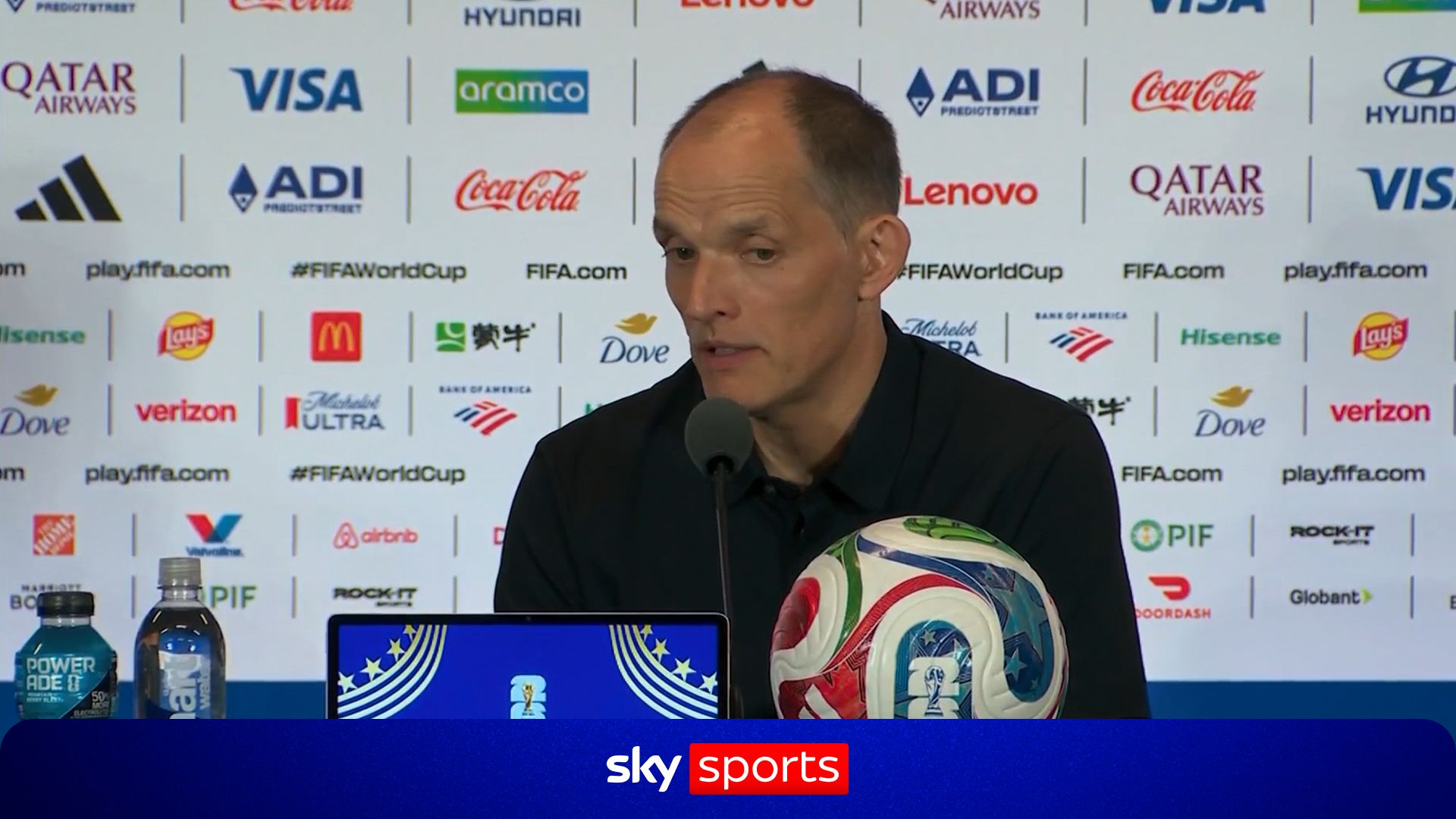 Thomas Tuchel urges improvement within his England side and reacts to Spidercam controversy.
