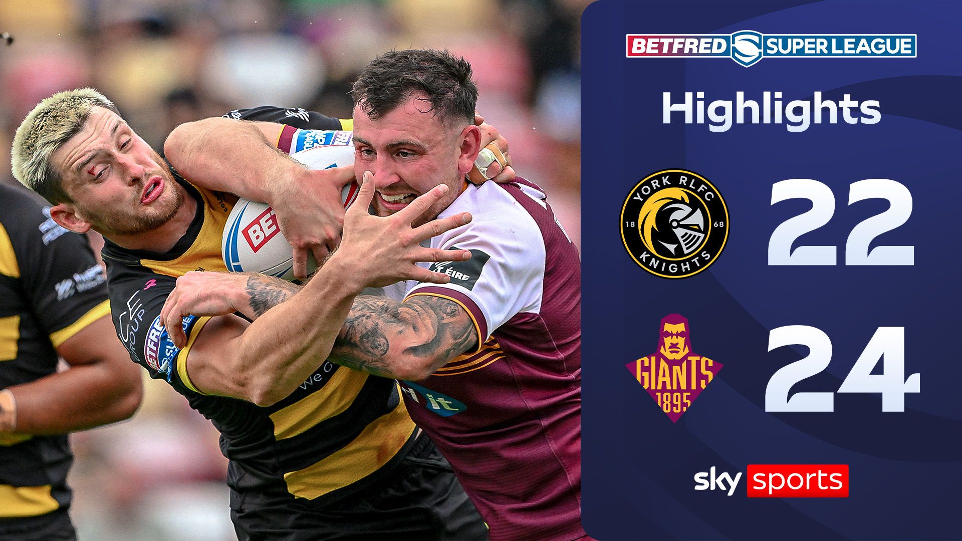 Giants survive late York fightback to end 12-match losing run