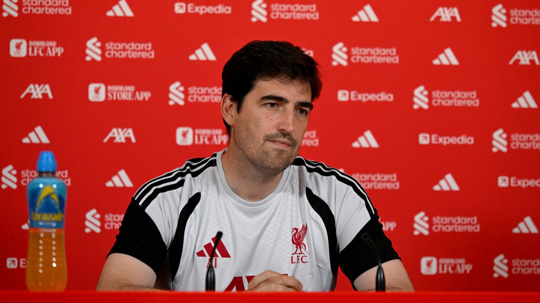 Andoni Iraola says Liverpool need to sign more players as he addresses questions over his style in first press conference