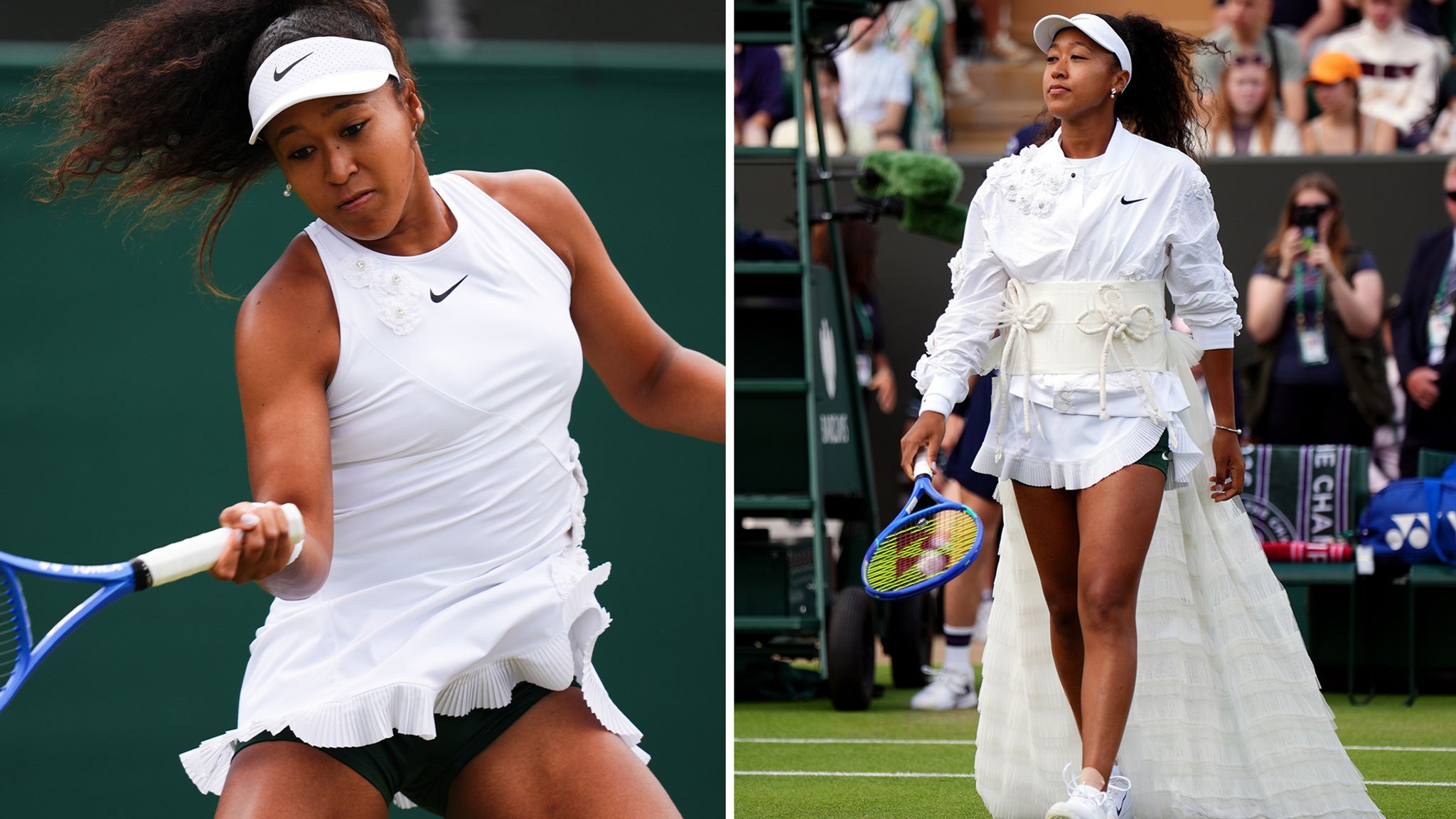 Naomi Osaka brought the style again to Wimbledon