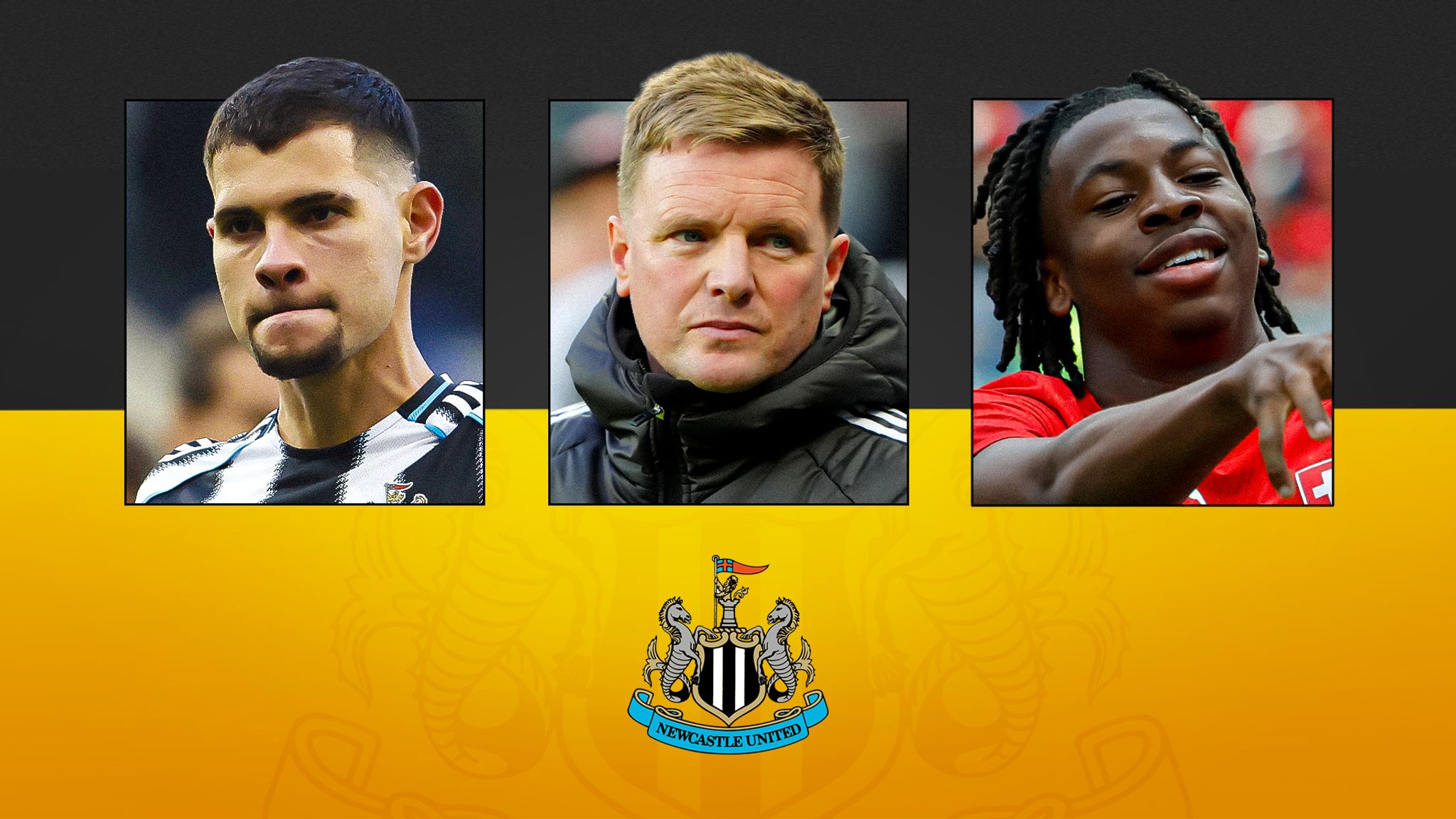 Newcastle transfer news: Latest updates on Bruno Guimaraes, Johan Manzambi and player exits as Eddie Howe prepares for new season