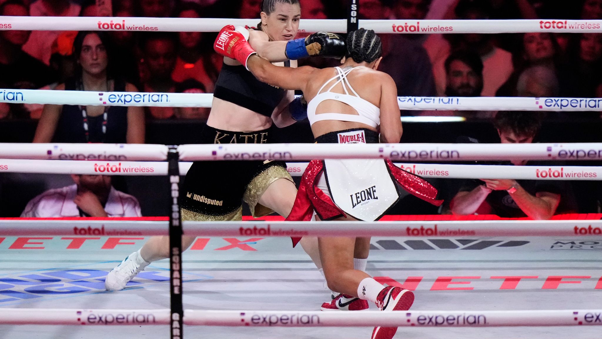 Taylor was the victor in all three of her three fights against Amanda Serrano