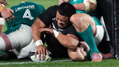 New Zealand secured a bonus-point Nations Championship win over Ireland at Eden Park on Saturday