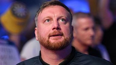 Cameron Menzies repeatedly punched the underside of the drinks table on stage in frustration following his defeat to Charlie Manby at the World Championship