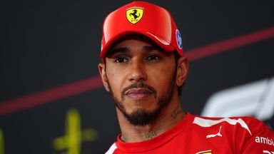 Lewis Hamilton at the Hungarian GP (PA)