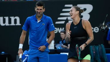 Novak Djokovic and Aryna Sabalenka will team up for the mixed doubles