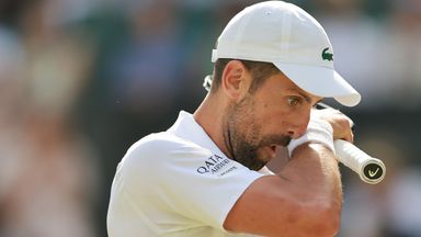 Novak Djokovic hopes to return to Wimbledon at the age of 40 ( The Yomiuri Shimbun via AP Images )