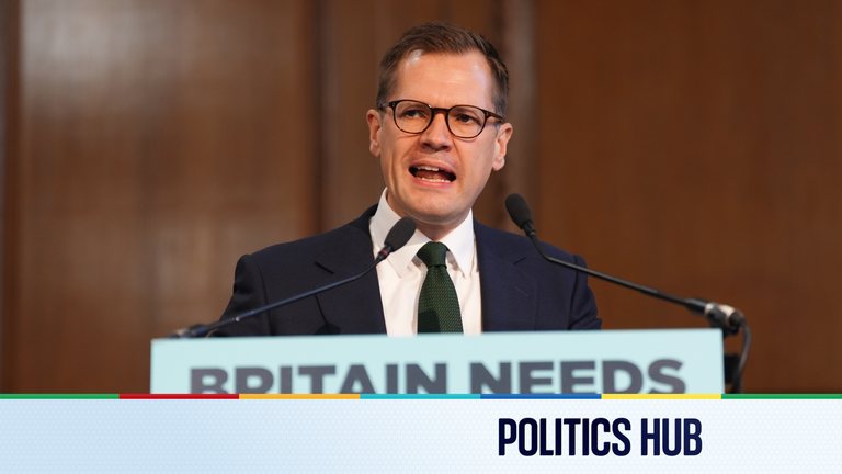 Reform UK Treasury spokesman Robert Jenrick. Pic: PA