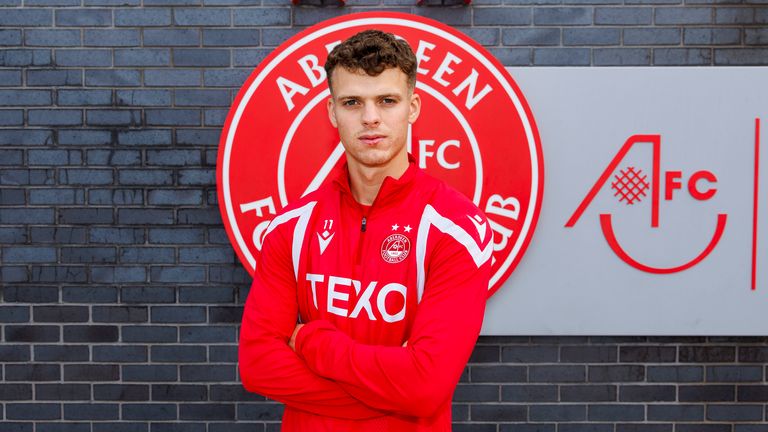 Winger Lewis Smith joined the Dons from relegated side Livingston