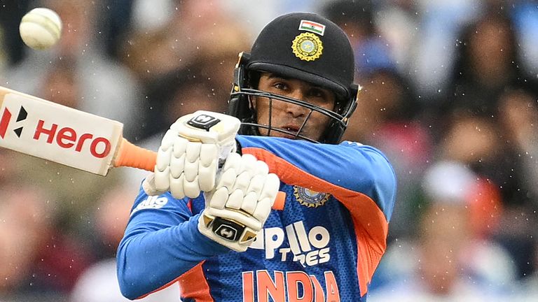 India's Abhishek Sharma plays a shot during the first Twenty20 (T20) international cricket match between England and India at the Riverside Ground in Chester-le-Street, north-east England on July 1, 2026. (Photo by Oli SCARFF / AFP) / RESTRICTED TO EDITORIAL USE. NO ASSOCIATION WITH DIRECT COMPETITOR OF SPONSOR, PARTNER, OR SUPPLIER OF THE ECB