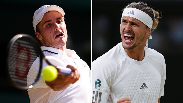 Arthur Fery and Alexander Zverev (PA)