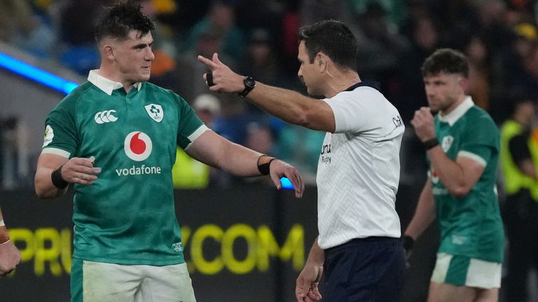 Ireland captain on the day Dan Sheehan had complaints with referee Ben O'Keeffe after his try was cancelled 