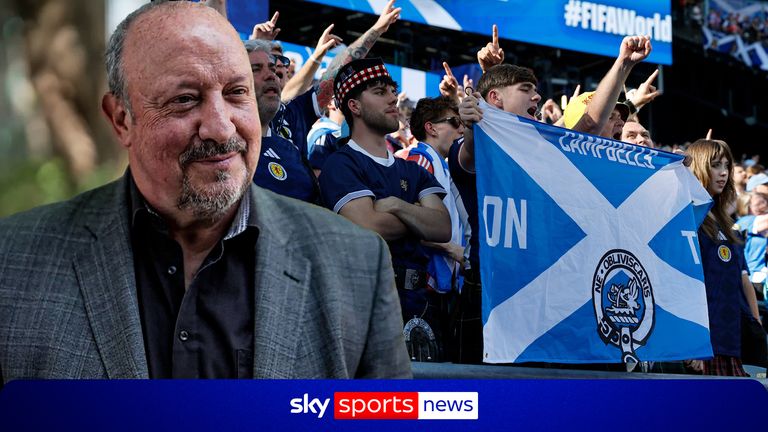 Former Liverpool and Real Madrid boss Rafa Benitez is not ruling out the possibility of becoming Scotland's next head coach, admitting international football interests him.