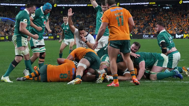 Ireland's Thomas Clarkson 