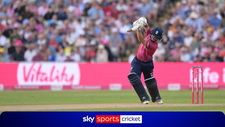 Opener Ricardo Vasconcelos smashed 88 off just 59 balls as Northamptonshire made a brilliant start against Hampshire in the final of the Vitality Blast Men.