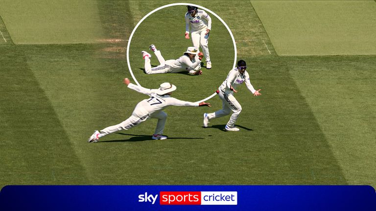 How did she do that!? Verma's takes dramatic catch