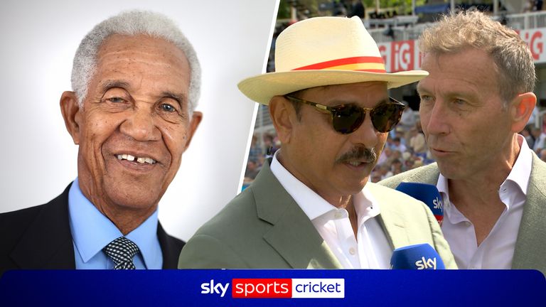 Michael Atherton and Ravi Shastri onGarfield Sobers 
