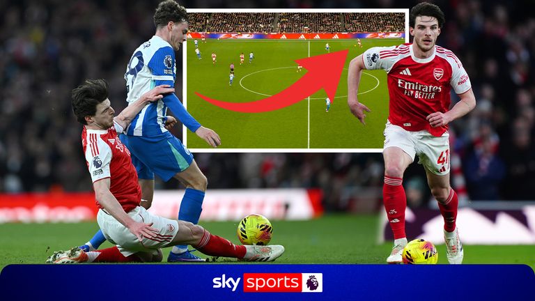 Could Declan Rice play at right back against Mexico? Here is when he has filled in the role in Arsenal colours