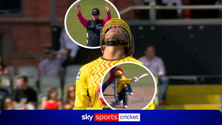 Dunkley blasts 57, including three towering sixes, in a superb display against Manchester Super Giants.