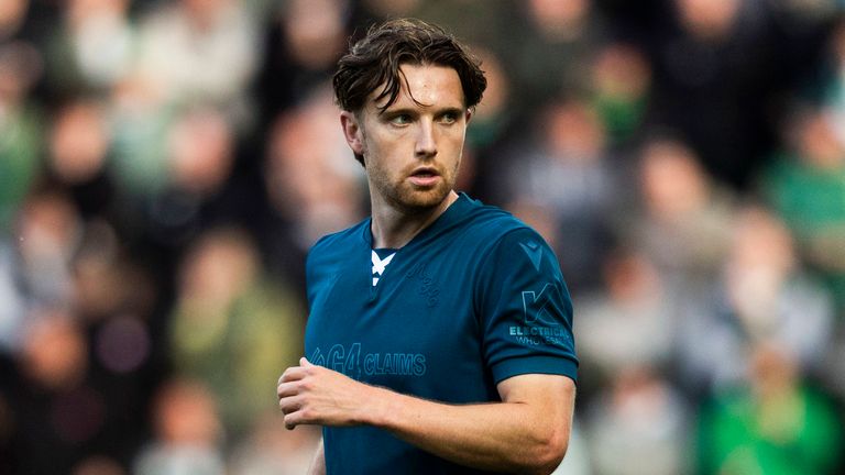 MOTHERWELL, SCOTLAND - MAY 13: Motherwell's Elliot Watt in action during a William Hill Premiership match between Motherwell and Celtic at Fir Park, on May 13, 2026, in Motherwell, Scotland.(Photo by Craig Foy / SNS Group)