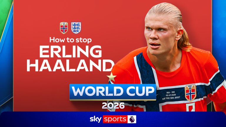 Erling Haaland has seven goals in the World Cup, just one behind Lionel Messi so how do England stop him on Saturday night?
