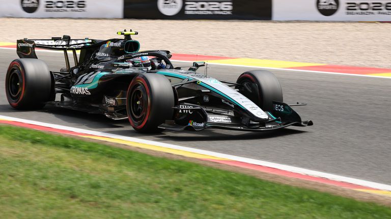 Mercedes driver Kimi Antonelli (AP Photo/Omar Havana)