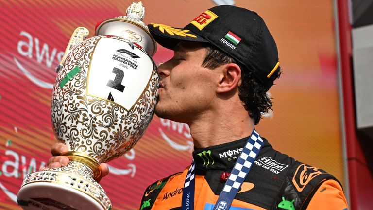Lando Norris at the Hungarian GP (Getty Images)