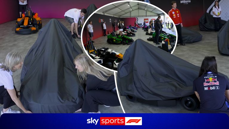 F1 stars to get behind the wheel of Lego cars before Silverstone's race start on Sunday