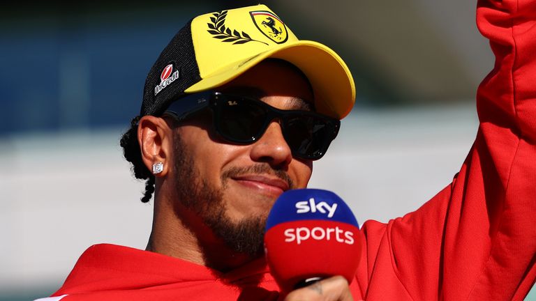 Lewis Hamilton at the British GP