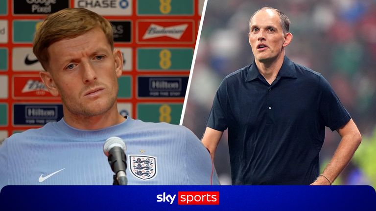 Jordan Pickford and Thomas Tuchel England