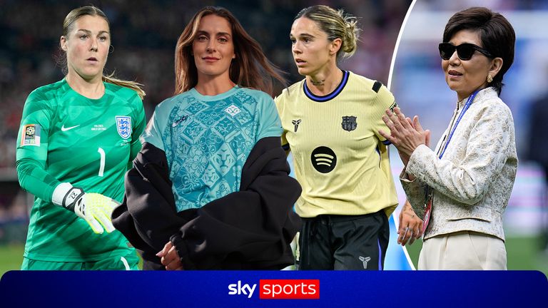 Michele Kang, Alexia Putellas, Mapi Leon, Mary Earps, London City Lionesses