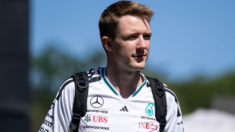 Frederik Vesti é o piloto reserva da Mercedes (Memmler/picture-alliance/dpa/AP Images)