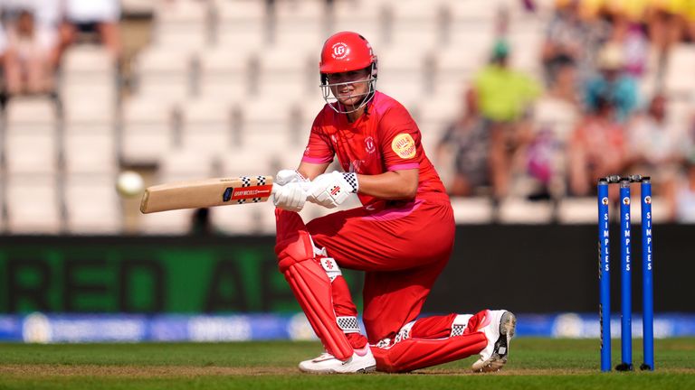 Georgia Voll starred with the bat for Welsh Fire Women, hitting 52 off 39 deliveries 