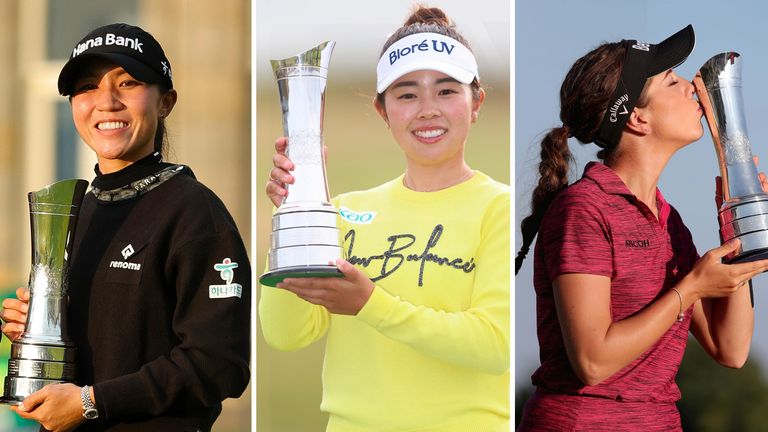 Lydia Ko, Miyu Yamashita, Georgia Hall