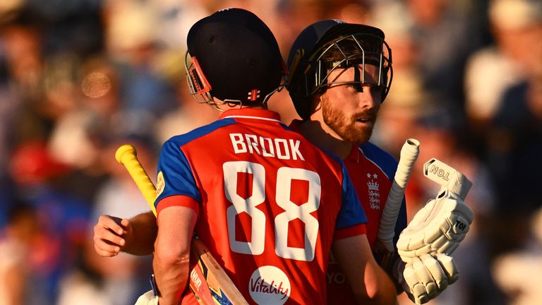 Harry Brook and Phil Salt, England Men's T20I cricket (Getty Images)