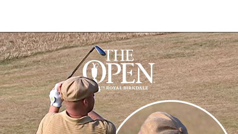Harry Hall got an eagle on the second hole, after chipping in from 60 yards