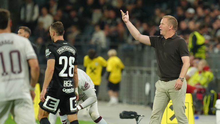 Wouter Vrancken lost his first competitivegame in charge of Hearts
