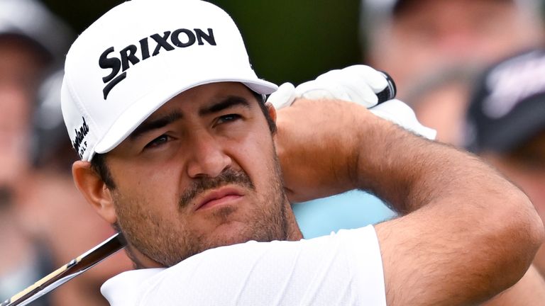 Hennie du Plessis in action on the final day of the BMW International Open