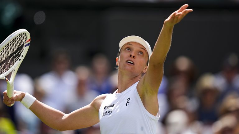 Iga Swiatek will headline at Centre Court on Thursday