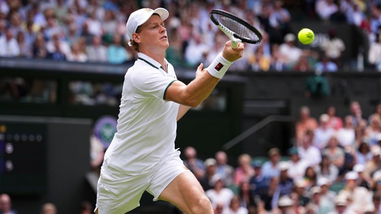 Jannik Sinner looks to progress at Wimbledon