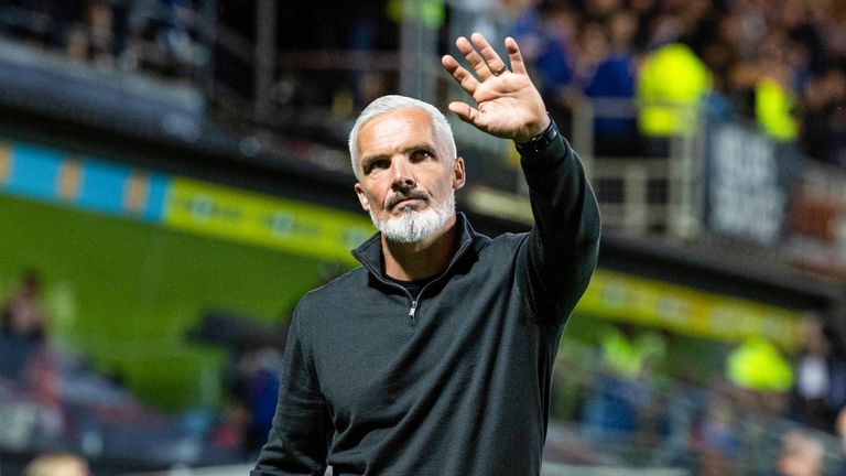 Dundee United manager Jim Goodwin 