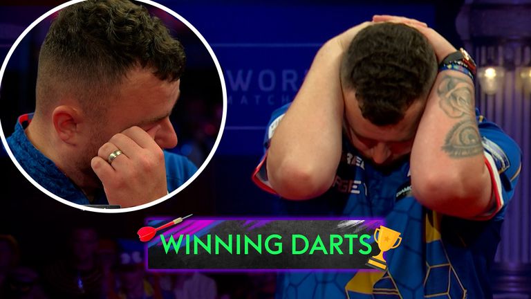Josh Rock was left visibly emotional when he seal victory against Stephen Bunting to meet Luke Littler in the last eight of the 2026 World Matchplay.