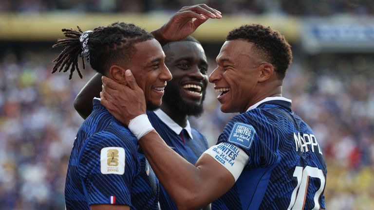 Kylian Mbappe is 'on the verge of greatness' says Gary Neville as France beat Sweden