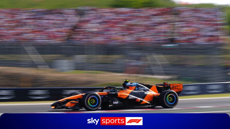 Watch the moment that Lando Norris claims victory at the Hungarian Grand Prix!