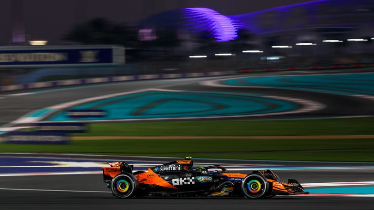 #4 Lando Norris (GBR, McLaren F1 Team), F1 Grand Prix of Abu Dhabi at Yas Marina Circuit on December 7, 2025 in Abu Dhabi, United Arab Emirates. (Photo by HOCH ZWEI) Photo by: HOCH ZWEI/picture-alliance/dpa/AP Images