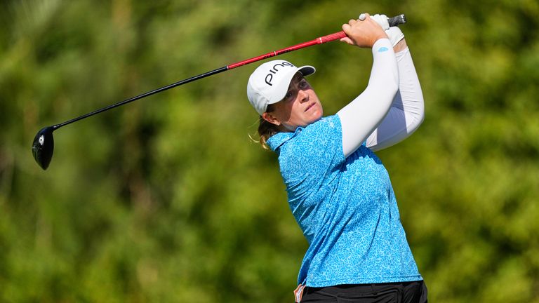 Lauren Coughlin made eight birdies during her first round and could have finished two shots ahead of Shin